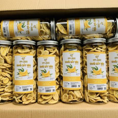 Chuối sấy giòn hộp 425g