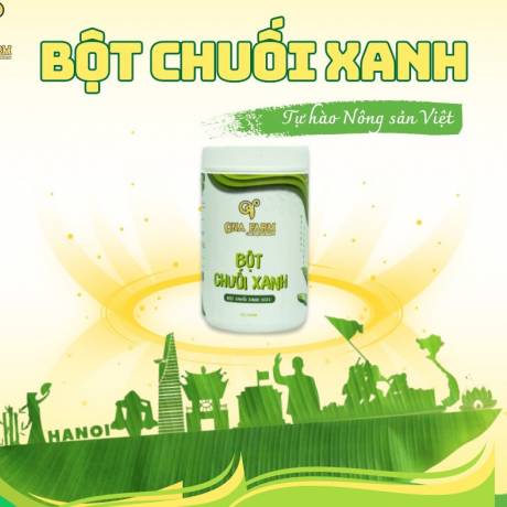 Bột chuối xanh 500g