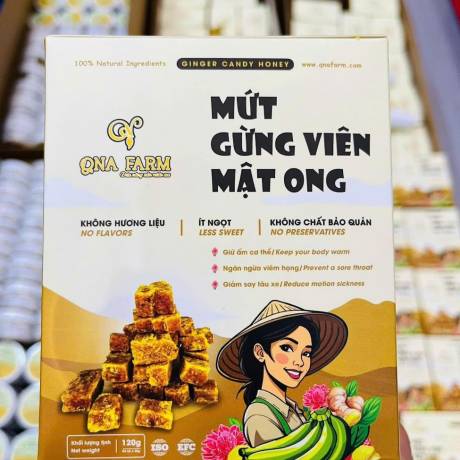 Mứt gừng viên mật ong 120g