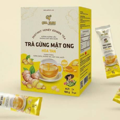 TRÀ GỪNG MẬT ONG HÒA TAN
